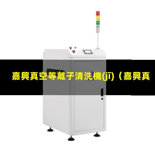 嘉興真空等離子清洗機(jī)