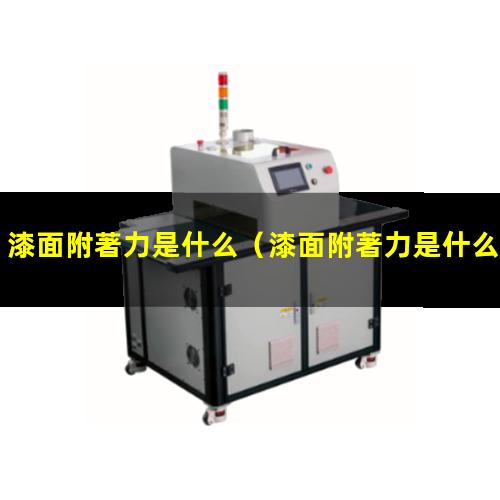 漆面附著力是什么意思啊