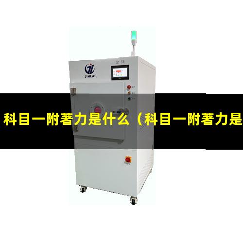 科目一附著力是什么