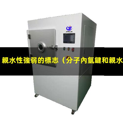 親水性強弱的標志