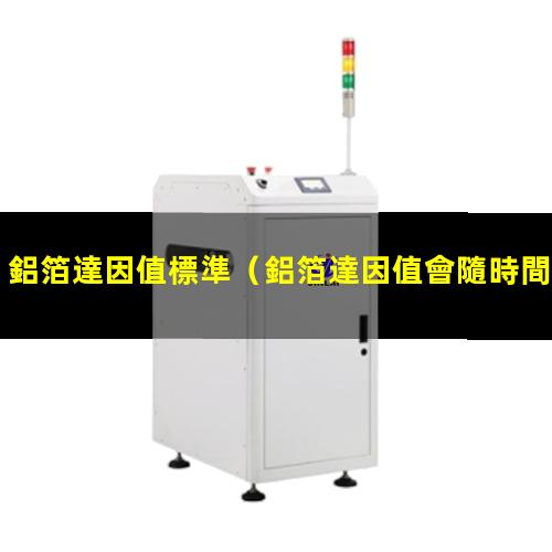 鋁箔達因值標準