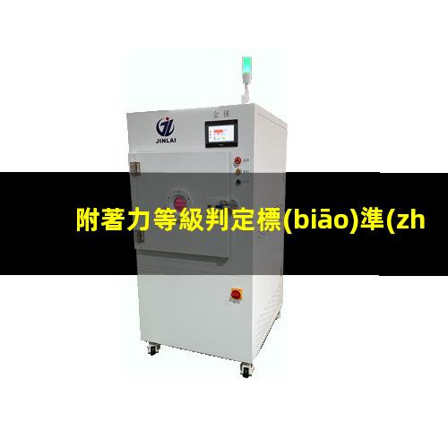 附著力等級判定標(biāo)準(zhǔn)