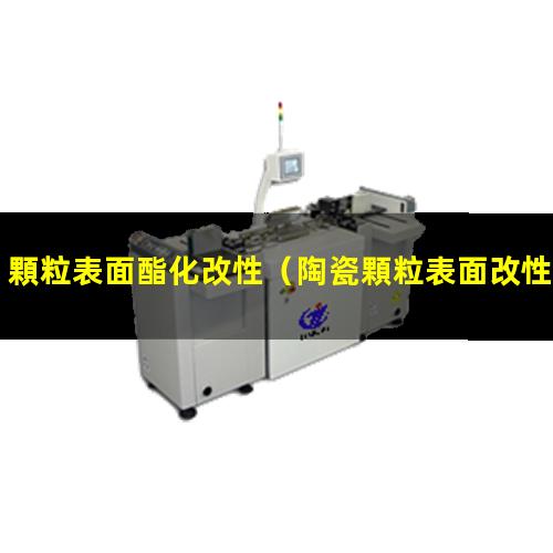 顆粒表面酯化改性